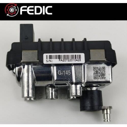 Left Turbo electronic actuator G-145 712120 6NW009420 for VW V10 TDI Links 230 Kw 313 HP AYH Links 2002-09 755299 742809 723213