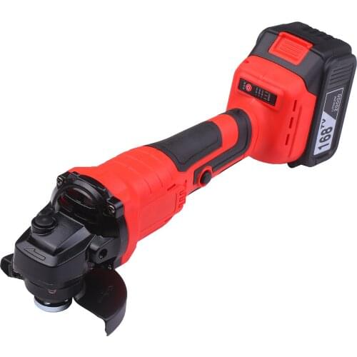 21V Brushless Cordless Angle Grinder 11000RPM Handhel Electric Grinder with 2pcs 20.0Ah Lithium-Ion Battery and Tool Box