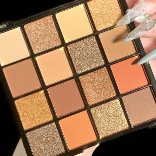 Matte Eyeshadow Palette 16 Colors Glitter Eye Shadow Waterproof Long Lasting Makeup Shimmer Pigment Eyeshadows Pallet Cosmetic