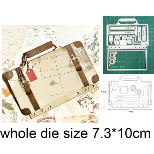 Metal cutting dies cut die mold Suitcase Handbag decoration Scrapbook paper craft knife mould blade punch stencils dies cutting