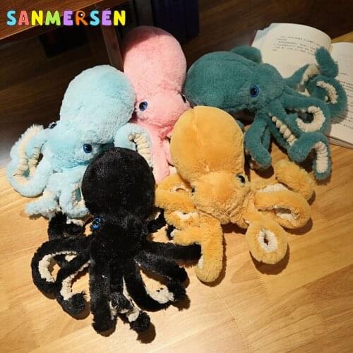 Lovely Simulation Octopus Plush Toys Soft Animal Home Accessories Octopus Pillow Stuffed Toy Creative Children Birthday Gifts