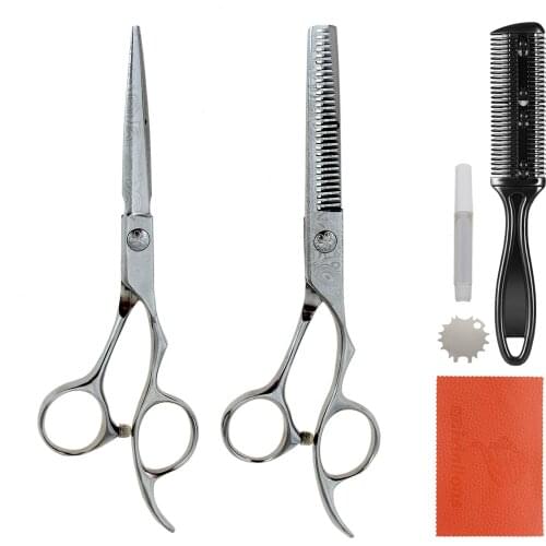 Univinlions 5.5" Hair Scissors Kit Barber Accessories Professional Hairdressing Scissors Janpanese Hair Clippers Barber Shears