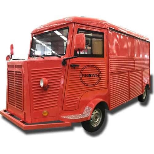 New street food vending cart / electric vintage food truck / mobile food trailer sale