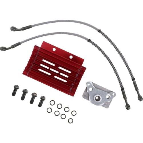 Brand New High Performance Engine Oil Cooler Radiator Kits and Hose Pipe 125cc Fit for Pit Dirt Bike