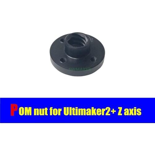 2pcs Original Z axis lead screw TR8x8 POM nut Smooth Mute wear-resisting for UM Ultimaker 2 3D printer Delrin Trapezoidal nut