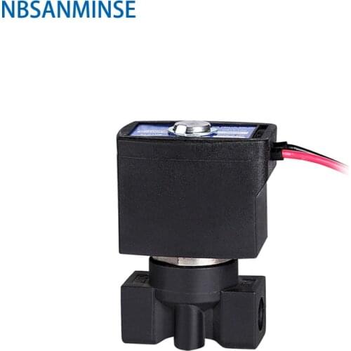 SMLC5 SMLC6 Water Dispenser Plastic Solenoid Valve Normally Closed 2 Way 1/8 1/4 Pneumatic Solenoid Valve NBSANMINSE