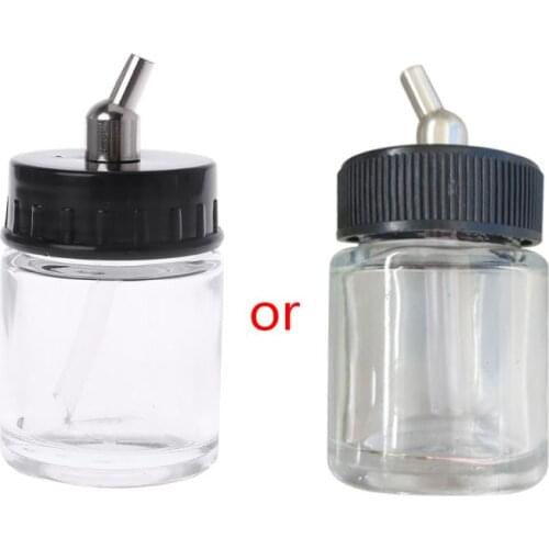 Airbrush Glass Bottle Jar Air Brush Standard Suction Lid Pump Spray Top New wholesales