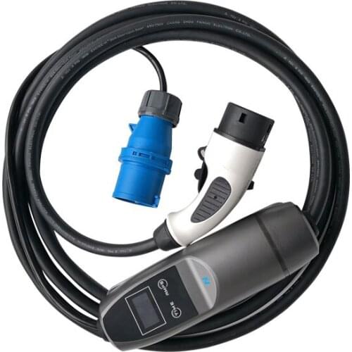 Universal smart ev charging station 32a 62196 type 2 eu plug charger