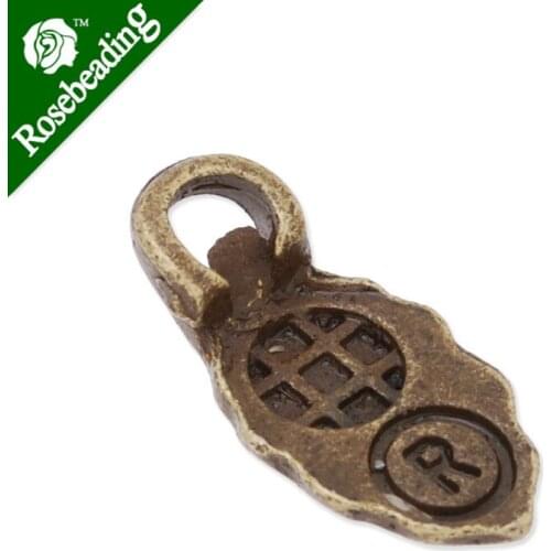 6.5x13mm Vintage edge oval Bails,Match Glue On Pendant Bails for Jewelry,Zinc Alloy Filled,Antique Bronze plated,50pcs/lot-C3972