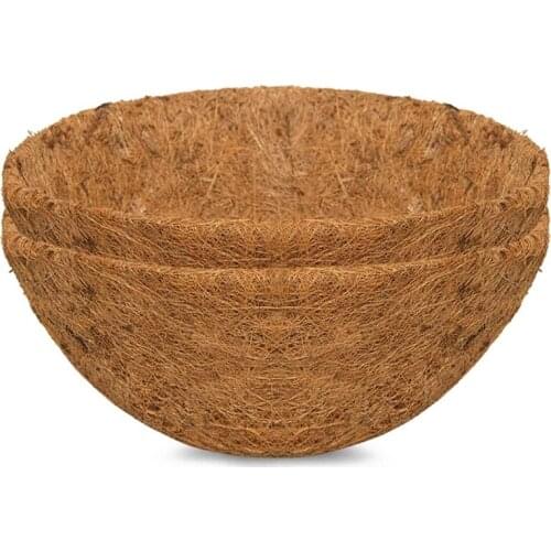 Replacements Thick Coconut Coir Fiber Plant Lining Hanging Baskets Garden Flower Vegetable Pots