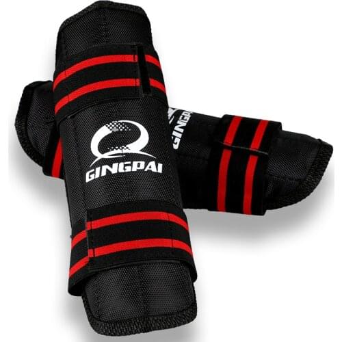 Oxford Red Sanda shin guard MMA Boxing TKD Karate leg guard kick boxing muay thai shin protectors guard Leg protective gear