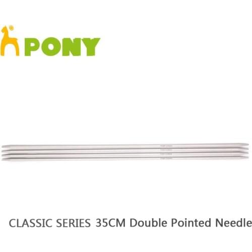 1 set Pony Classic 35 cm Double Pointed Knitting Needle