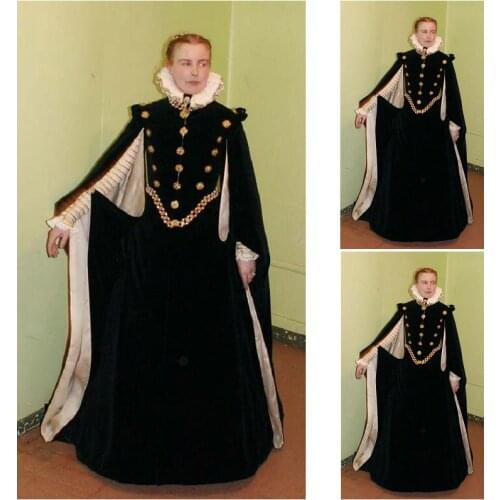 2017!NEW ARRIVAL Velvet Vintage Costumes Victorian Gothic/Civil War Southern Belle Gown Dress Scarlett dresses US 4-36 C-028