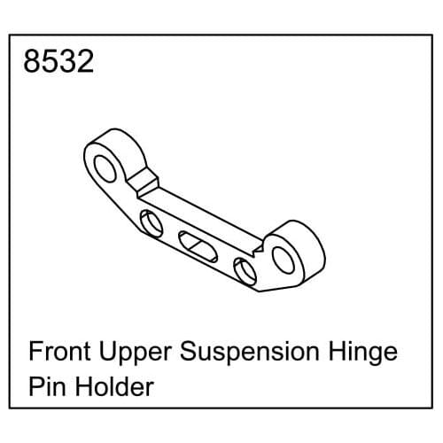 ZD racing EX07 accessories super sports car 1/7 original accessories 8532 Front upper swing arm seat