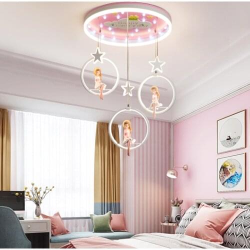European style Girl Bedroom decorative LED lamp indoor chandelier lighting chandelier living room decorative Chandelier