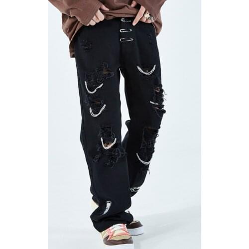 EMAIGI Ripped Jeans For Men