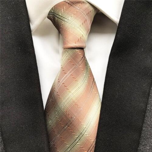 10 cm Width New Designer Mens Ties Luxury Jacquard Woven Neck Tie Corbatas for Men