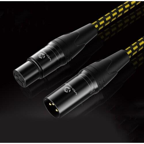 GUSUO XLR to XLR Canon 3Pin 3P Male To Female Cable Mic Microphone Audio Stereo Microphone Wire Cord