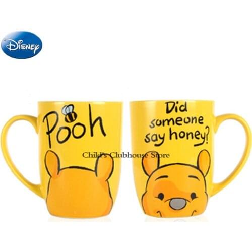 2021 New Disney Cute Large Capacity Cartoon Ceramic Water Mug Mug Beer Mug Personality Mickey Minnie Mug