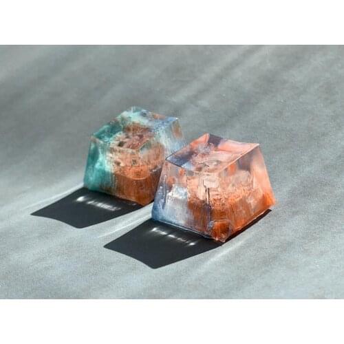Keycaps 1u Pbt Keycap Gaming Keyboard Mechanical Keycaps Cartoon Key Cap Epoxy Resin