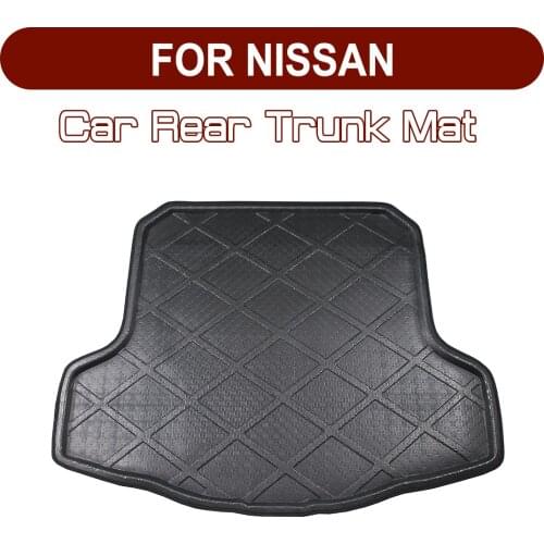Car Rear Trunk Boot Mat Floor Mats FOR NISSAN Cefiro SUNNY Teana QASHQAI Tiida Livina SYLPHY MARCH XTERRA X-TRAIL Murano KIcks