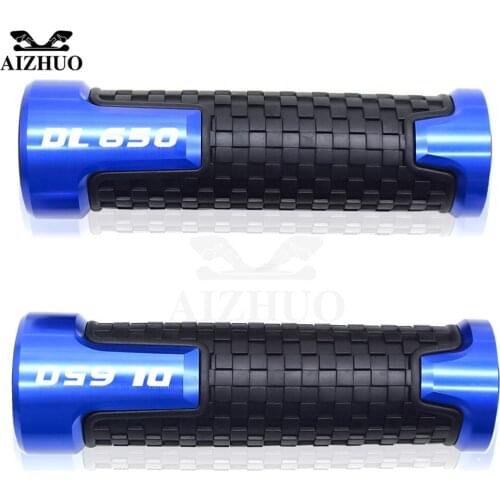 Motorcycle 22MM 24MM Handle Grips Handlebar Grips For SUZUKI DL650 DL 650 V-STROM 2004-2010 2005 2006 2007 2008 2009