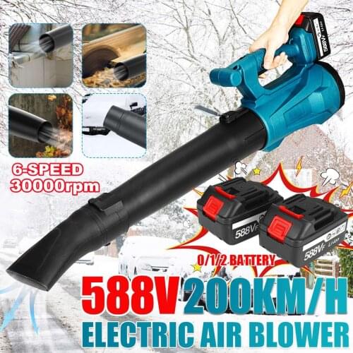 588V 30000RPM Cordless Blower Vacuum Clean Air Blower for Dust Blowing Dust Computer Collector Hand Operat Power Tool