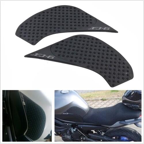 "XJ6" Motorcycle Anti slip Tank Side Gas Knee Grip Traction Pads Protector Sticker For Yamaha XJ-6 2010 2011 2012 2013 2014 2016