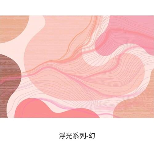 Nordic Modern Style Geometric Pink Personality Art Floor Mat Door Mat Anti-slip Mat Carpet Bedroom Living Room Home Decoration