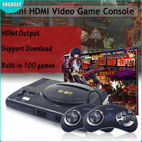 New Retro Super Classic Game for SEGA MD Mini TV 16 Bit Family TV Video Game Console Built-in 100 Games Handheld Gaming Player