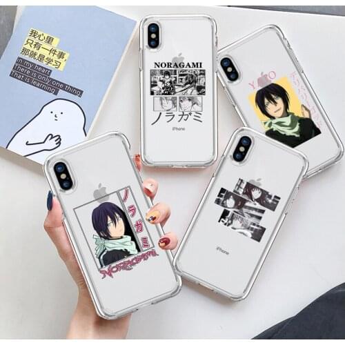 New Japanese Yato Noragami Anime For iPhone 11 12 Pro XS MAX XR X 7 8 6Plus SE 2021 Soft Silicone Phone Cover Bag