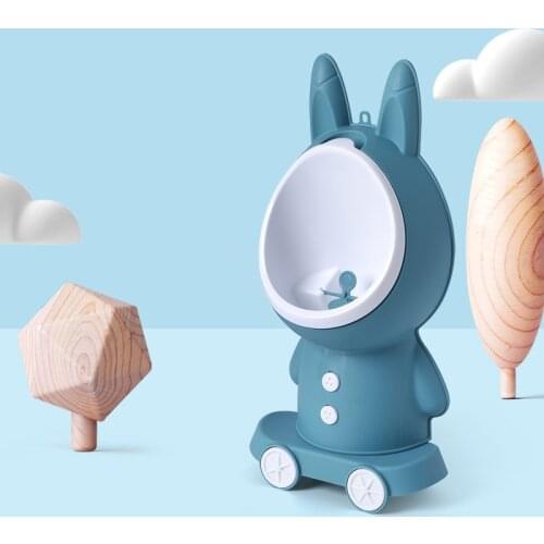 Rabbit Shape Childrens toilet urinal wall-mounted urinal for boys Standing urinal for boys and babies for dropshipiing