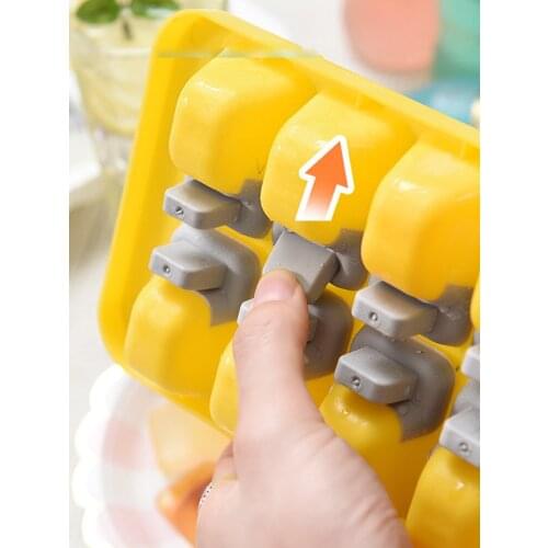 Silicone Ice Cube Maker 14-Cavity DIY Ice Maker Ice Cube Trays Molds For Ice Candy Cake Pudding Chocolate Whiskey Molds Tool