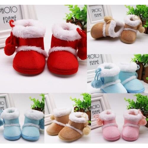 0-18m Winter Warm Baby Boy Girls Shoes Cotton Sweaters Boots Booty Crib Babe Unisex Toddler Shoes Zapatillas Пинетки Для Малышей