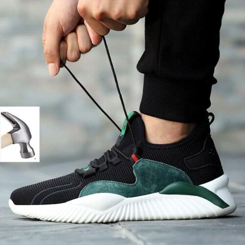 Safety Shoes for Men Women Steel Toe Boot Anti-smash Anti-puncture Comfortable Lightweight Summer Work Boots Industrial Sneakers