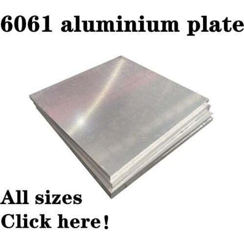 6061 Aluminum Alloy Plate Block Block Laser Cutting DIY Material Model Parts Car Frame Metal for Vehicles Boat Industry