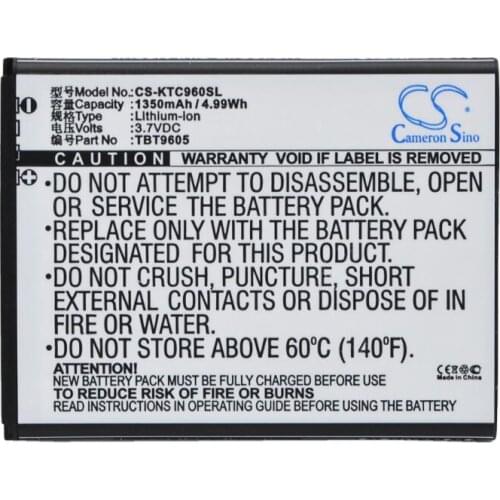 Cameron Sino 1350mAh battery for K-TOUCH C960T C986T T60 W68 TBT9605 Mobile, SmartPhone Battery