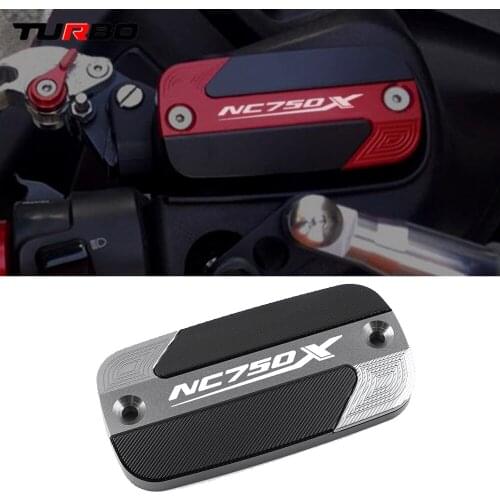 For Honda NC 750X NC750 X NC750X 2012-2019 2017 2018 New Motorcycle CNC Aluminum Front Brake Reservoir Fluid Tank Cover Oil Cap