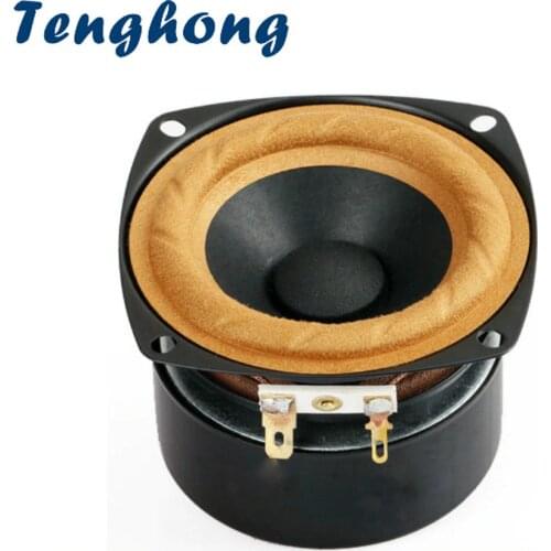 Tenghong 1pcs 3 Inch Full Range Audio Speaker 4Ohm 8Ohm 20W Hifi Fever Home Loudspeaker For Car Modification Speakers DIY