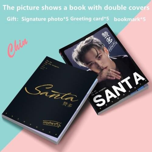 Chuang Zaoying INTO1 Zan Duo Photobook Present Bookmark Greeting Card Signature photo Santa PB Photo Album Fashion Book Around