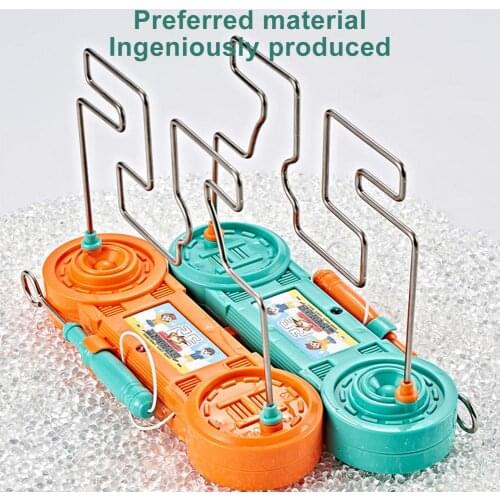 Electric dont the wire game Bump Maze Toy Reliable Classic Tabletop Puzzle Game retro toys- bored games for kids