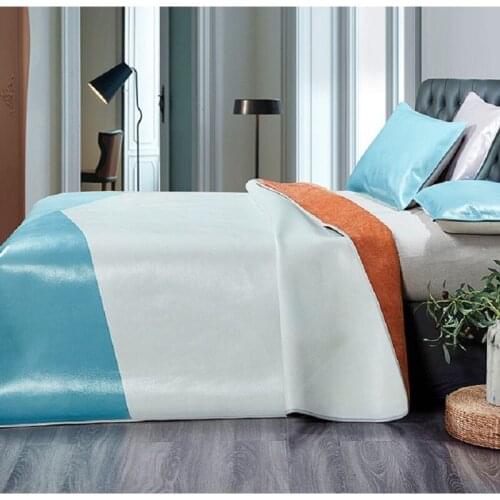 Cowhide Bed Pad Bed-mat For Summer Bed sheet Fitted Sheet House Bedding Bedroom King Queen 180x200cm