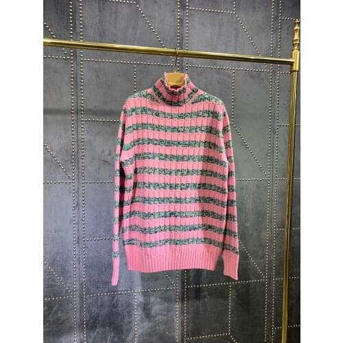 Fashion 2021 new ladies long sleeve sexy casual color turtleneck sweater 1130