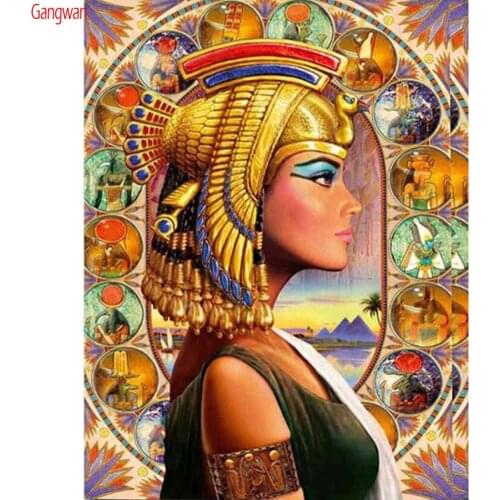 Hobby Diy diamond embroidery Egypt Queen 3d picture icon diamond painting full square mosaic rhinestones cross stitch kit decor