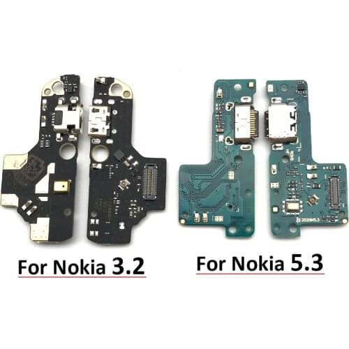 New For Nokia 7.2 USB Charger Charging Port Dock Connector Flex Cable Microphone Board For Nokia 3.2 / For Nokia 5.3