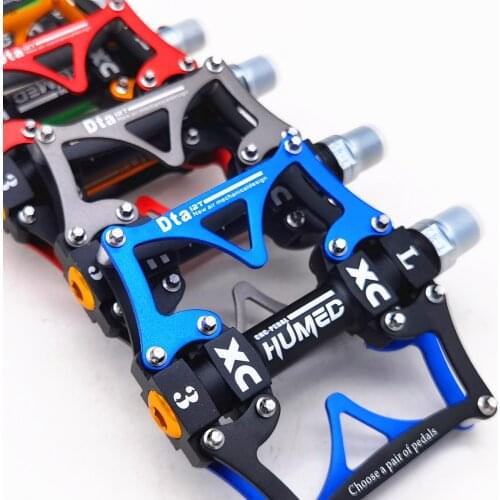 2021 New Wide Flat Mountain Road Cycling Bicycle Bike Pedal 3 Sealed Bearings 9/16 MTB BMX Pedals 5 colors available