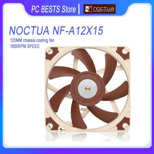 Noctua NF-A12x15 12V FLX PWM 120MM chassis cooling fan Speed adjustable smart fan CPU radiator fan