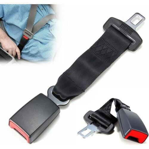 Universal Car Seat Belts Safety Belt Webbing Extender Seat Buckle Belts Extender Extension Auto 29cm T3O6