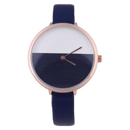2018 New Design Two Color Wooden Style Simple Dial Watch Women Elegant Thin Strap Fashion Any match Casual Lady Wristwatch hours