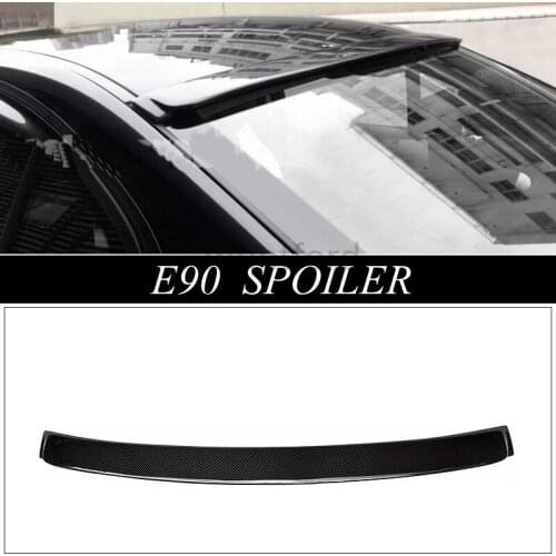 For BMW 3 Series E90 328i 325i 316i 320i 2004-2011 Carbon Fiber Rear Lip Spoiler Trunk Boot Wing 1Pcs Car Styling